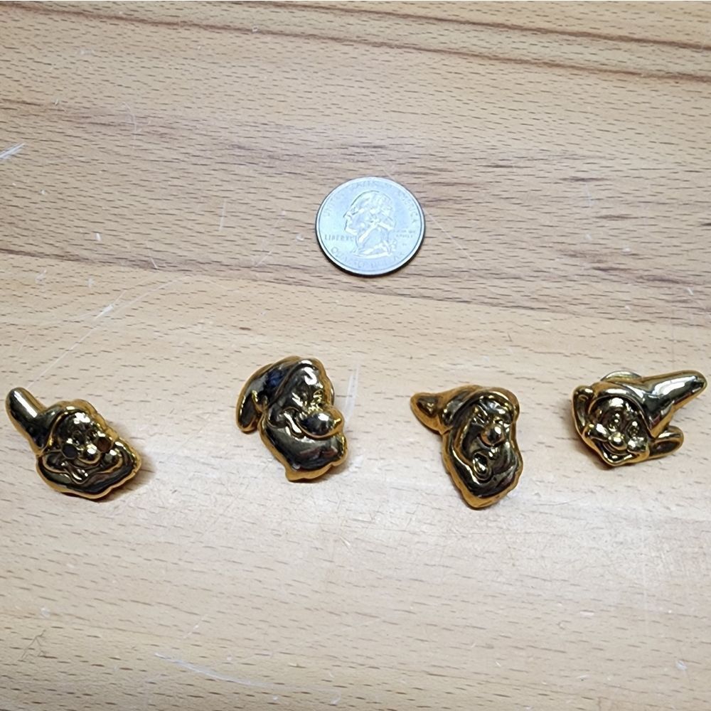 Disney Snow White Dwarf Pins Lot Of 4